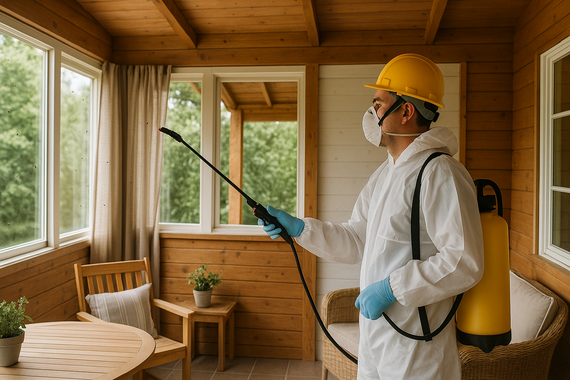 Дезинсекция веранды