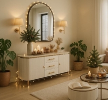 комод с лепниной арт интерьеры