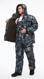  Зимний костюм Горка 8 (Кубики) – утеплённая спецодежда от Spetzobuv