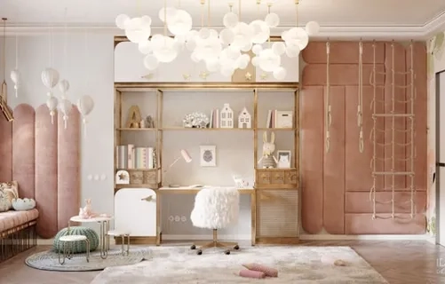 Купить мягкие стеновые панели в детскую на заказ - МСП 36