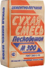 пескобетон просыпь