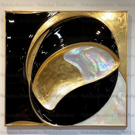 Картина из коллекции Натальи Жуковой " Black Gold Pearl "