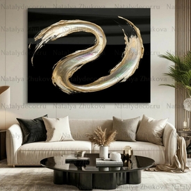 Картина из коллекции Натальи Жуковой " Black Gold Pearl "