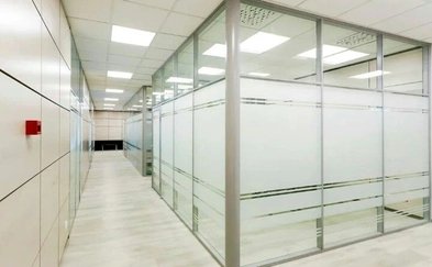 Стационарная лофт перегородка в Астане