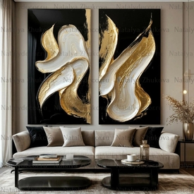 Картина из коллекции Натальи Жуковой " Black Gold Pearl "
