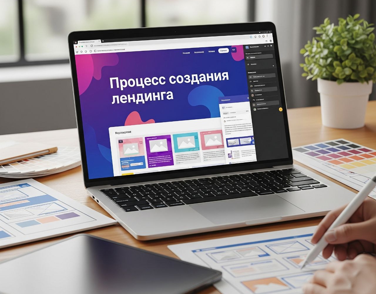 процесс создания лендинга
