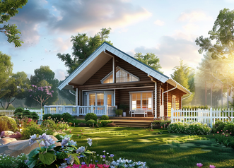 Сборка односпального каркасно-щитового дома на участке в Краснодаре