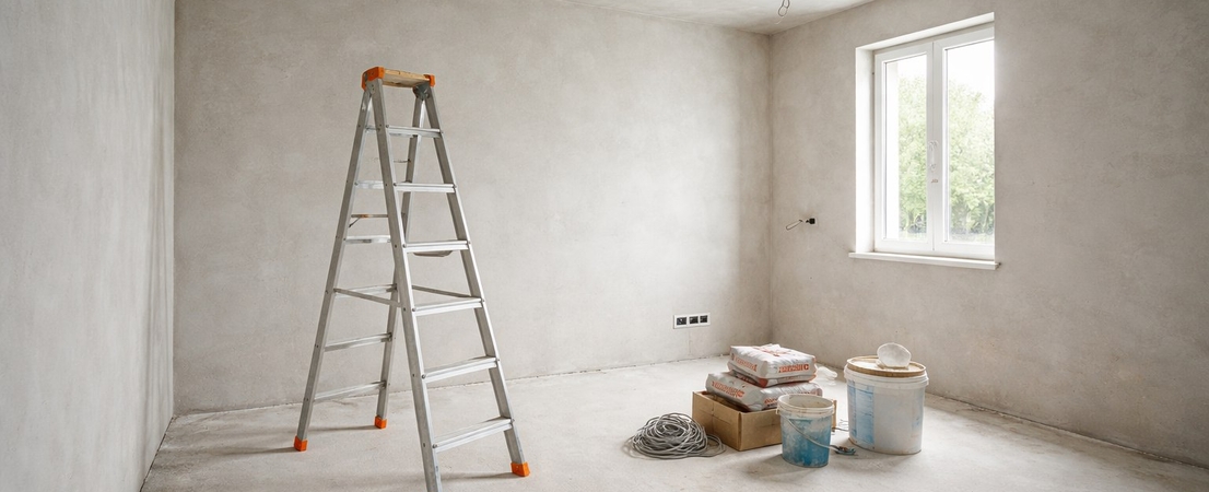 Оштукатуренные стены