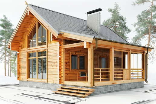 Сборка быстровозводимого каркасно-щитового дома на участке в Волжском Волгоградской области