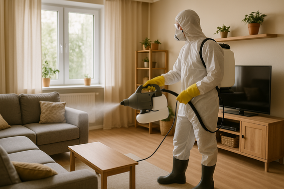 Дезинфекция гостиной