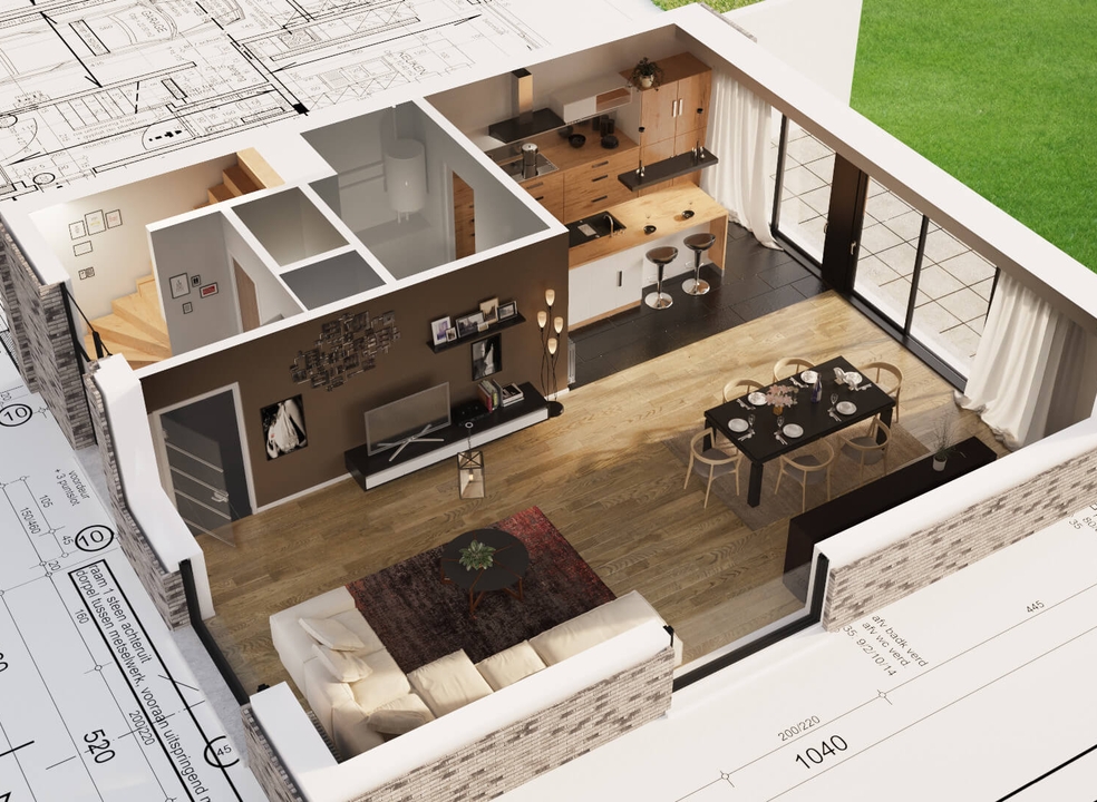 Реконструкция коттеджа с перепланировкой: демонтаж и усиление конструкций