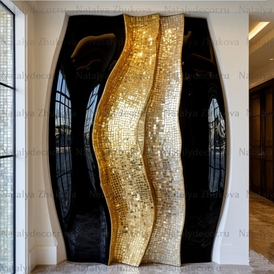 Картина из коллекции Натальи Жуковой " Black Gold Pearl "