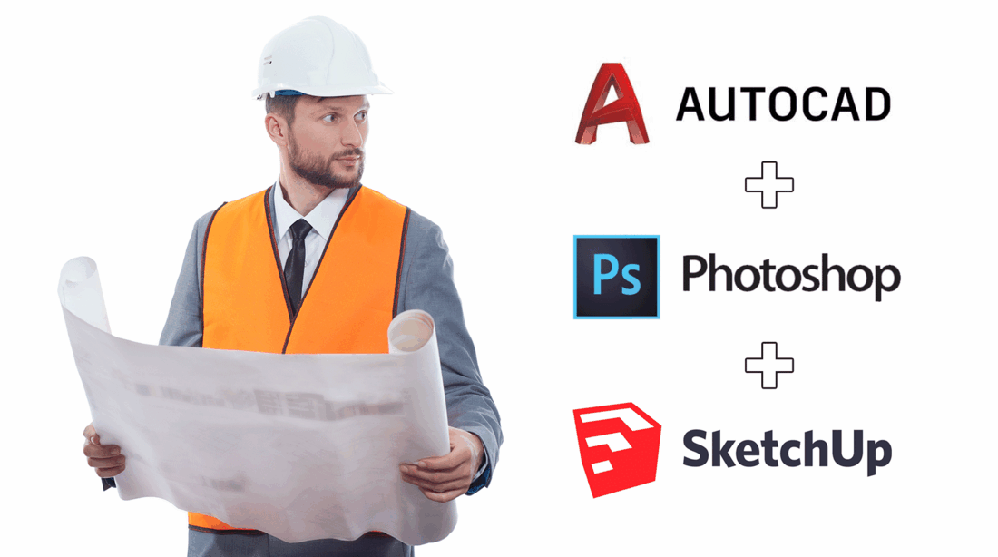 Архитектурные курса Атокад Фотошоп Скетчап купить