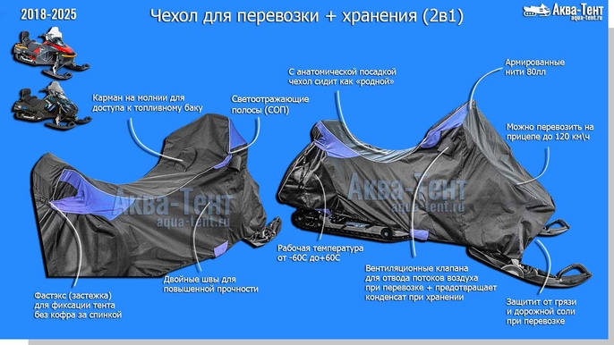 Чехол для снегохода