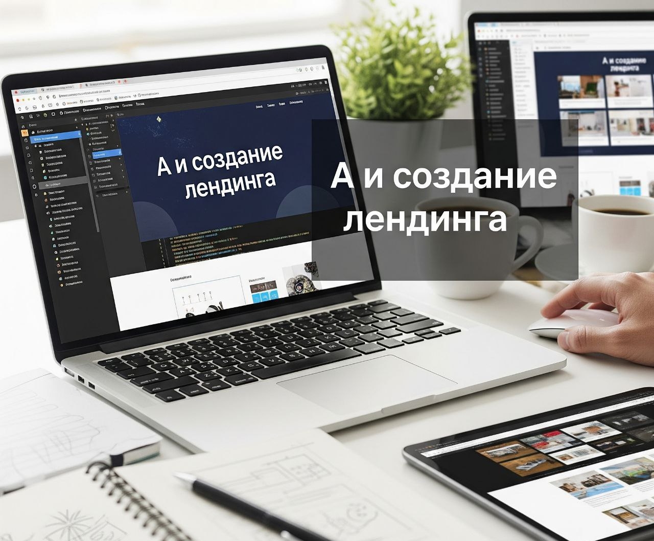 ai создание лендинга