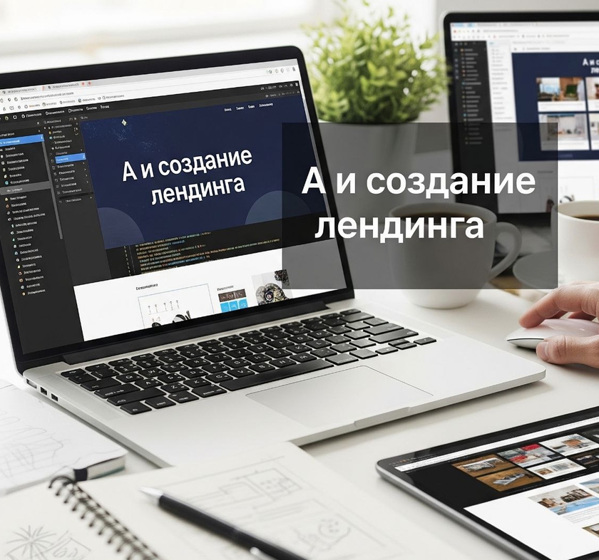 ai создание лендинга