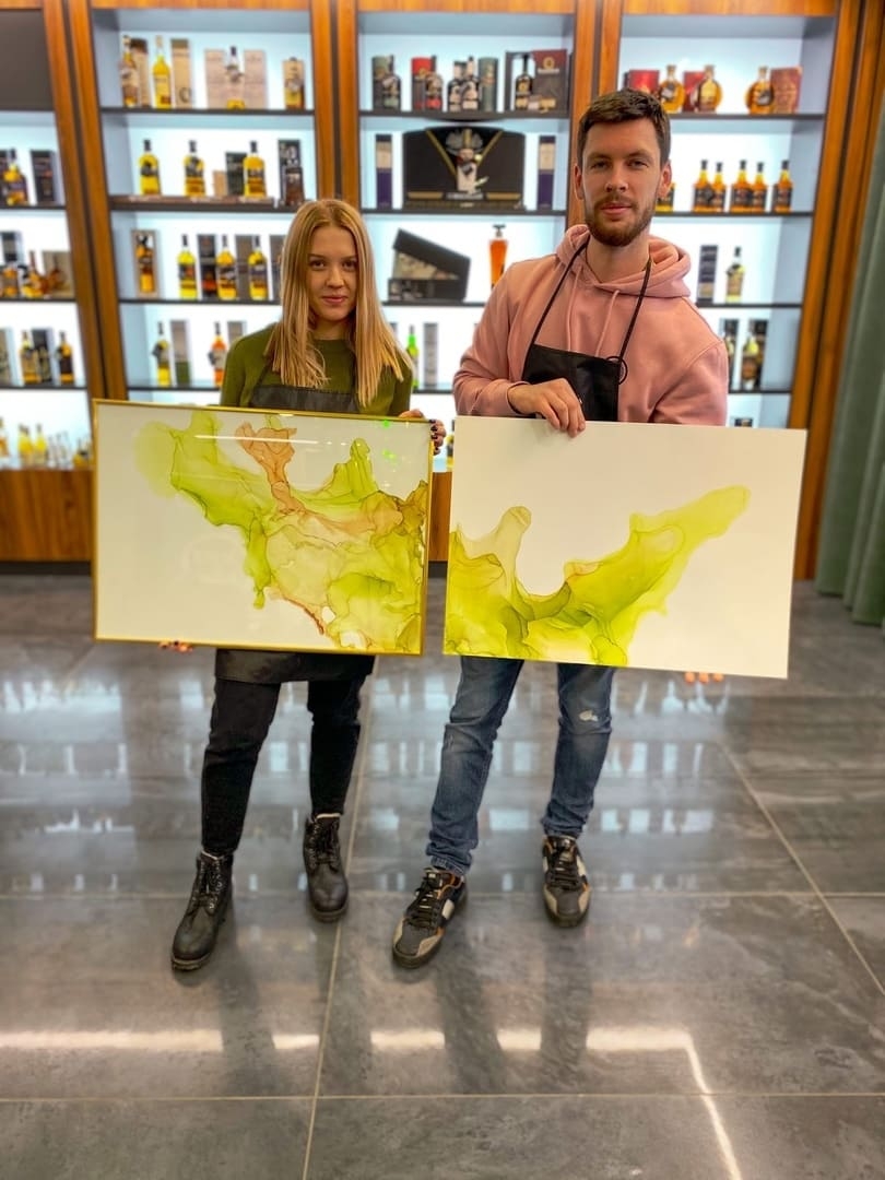 Какие картины получились в конце арт-свидания в Белгороде Алхимия творчества