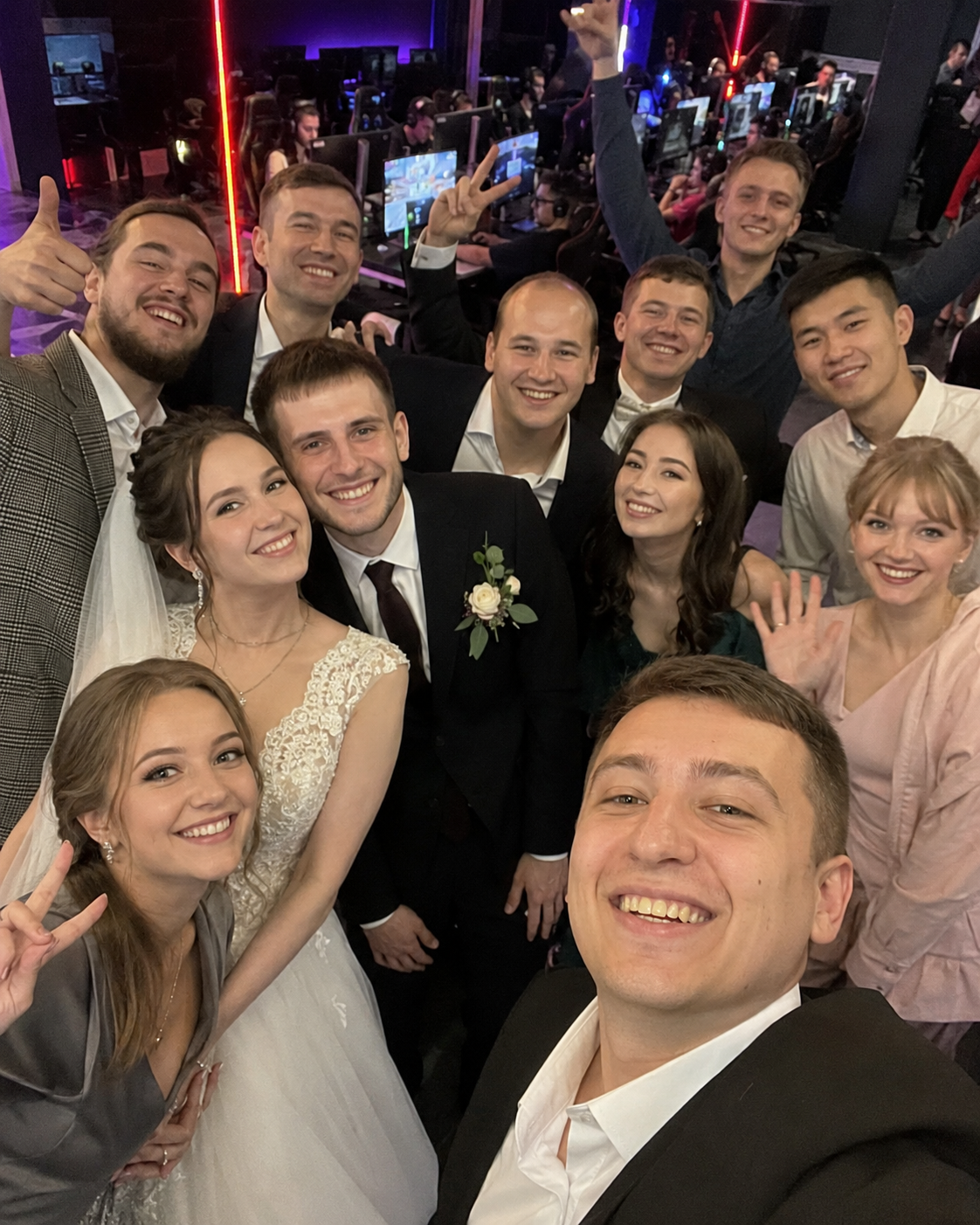 Свадьба на киберспортивной арене