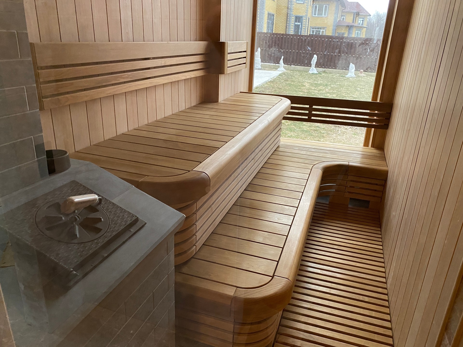 Внутренняя отделка парной под ключ