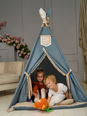 Вигвам ребёнку. Vigvam.Rebenku. Игра в вигваме домик для зверюшек.