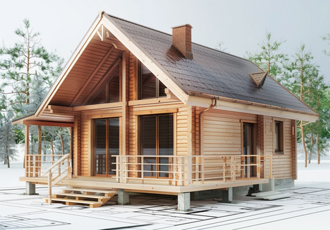 Готовый утеплённый каркасно-щитовой дом для постоянного проживания в Краснодаре