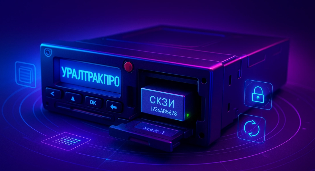 Замена блока СКЗИ тахографа в Свердловской области и ХМАО