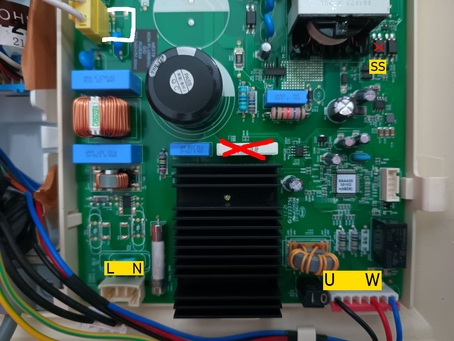 Подключение обманки на EBR326370