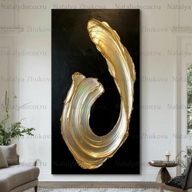 Картина из коллекции Натальи Жуковой " Black Gold Pearl "