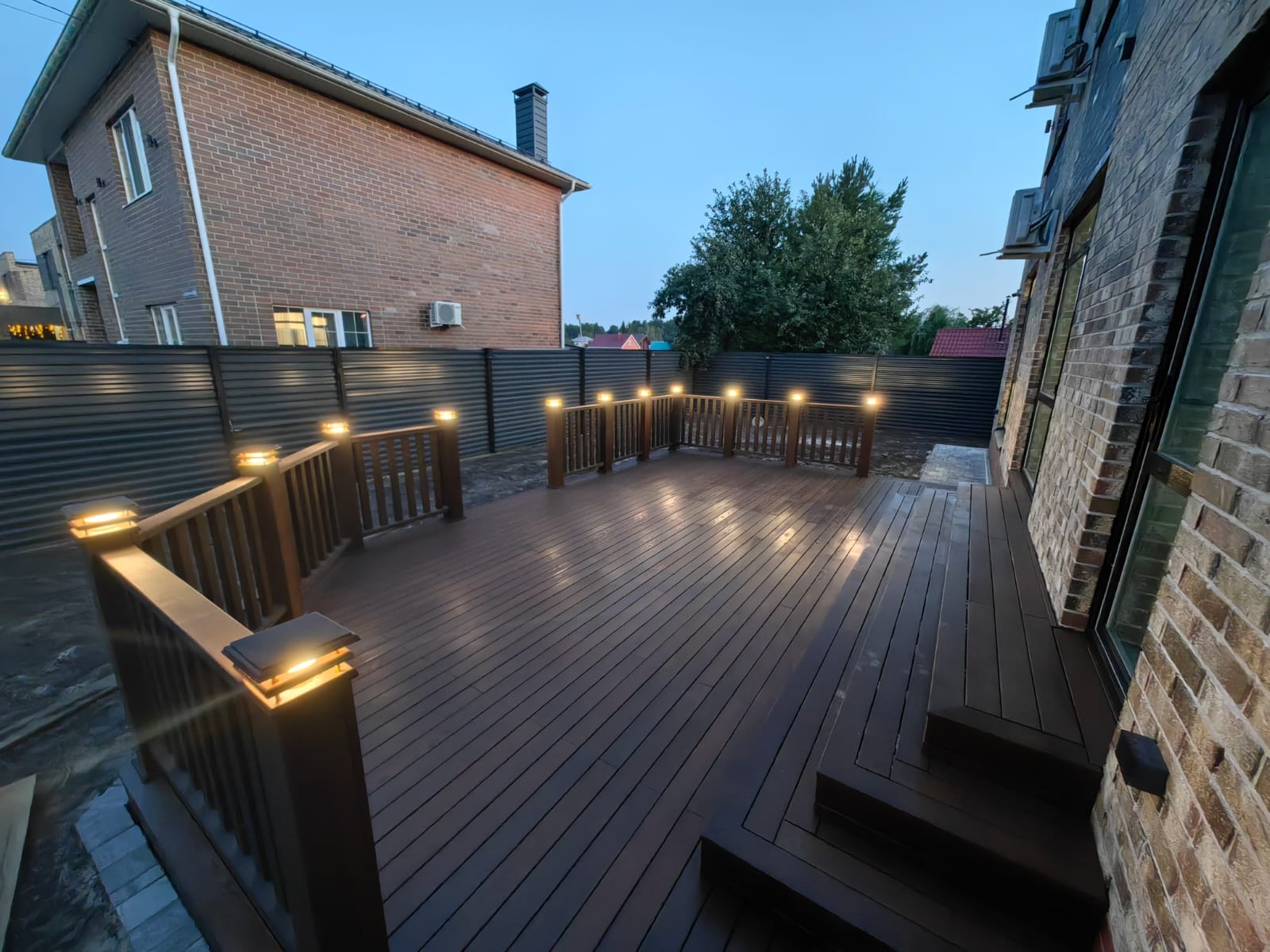 Термоясень на террасе