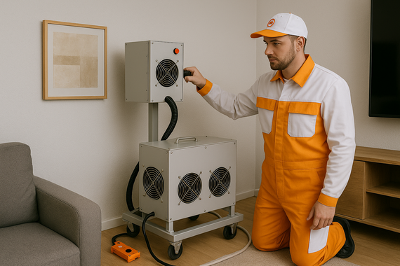 Дезинсекция в комнате