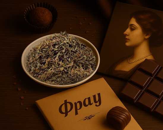 Фото ароматизированного табака "Фрау" с шоколадным вкусом