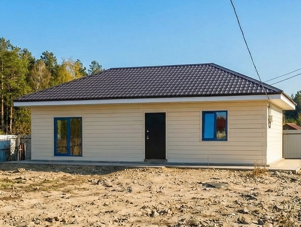 Готовый дом из газобетона