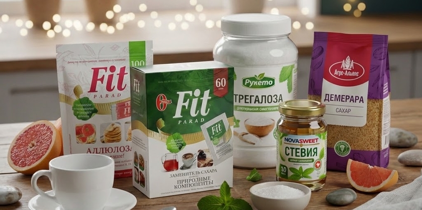 Натуральные сахарозаменители, стевия и эритрит для диабетиков купить в Петропавловске