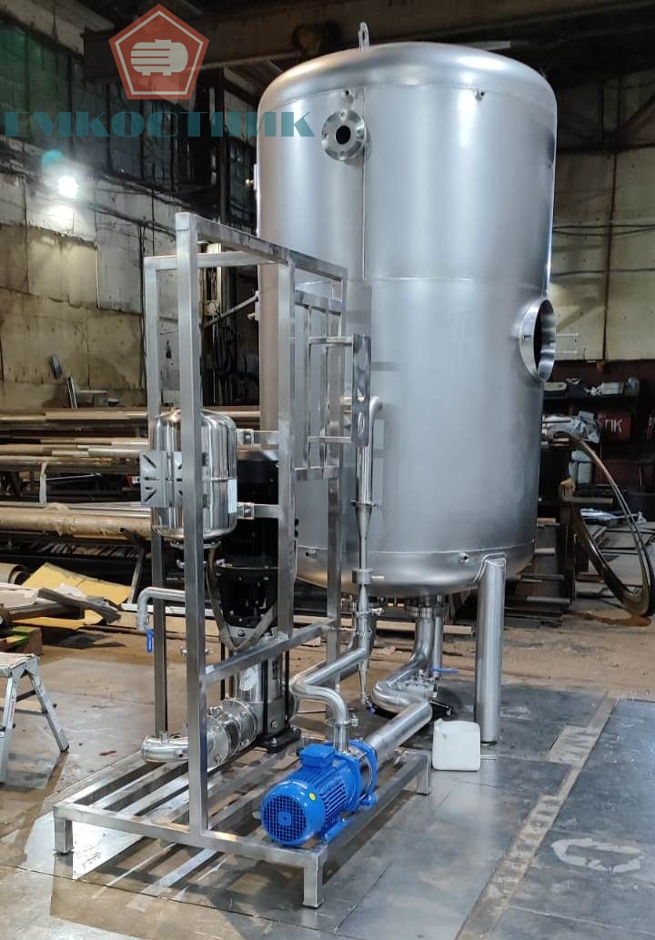 Емкость санитарной озоновой установки V – 3,1 м³