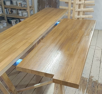 Изготовление подоконников из натурального дуба на заказ в Уфе от компании ЭкоМассивУфа