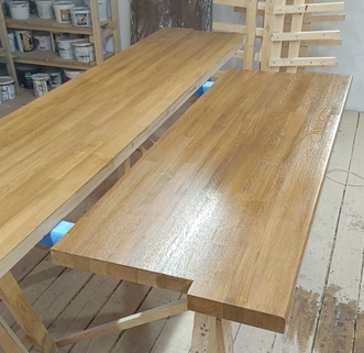 Изготовление подоконников из натурального дуба на заказ в Уфе от компании ЭкоМассивУфа