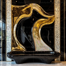Картина из коллекции Натальи Жуковой " Black Gold Pearl "