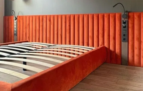 Купить двуспальную кровать на заказ Милан 30