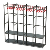 Эстетичность стеллажей из металла