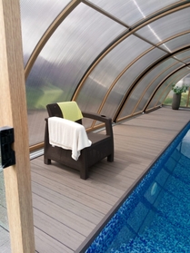 Доска из ДПК