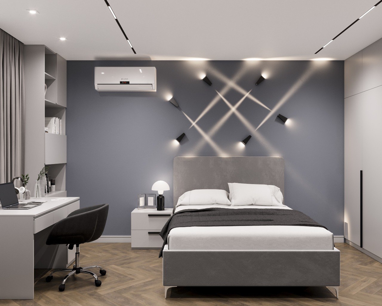 Дизайн комнаты отдыха в доме в коттеджном поселке Обухово