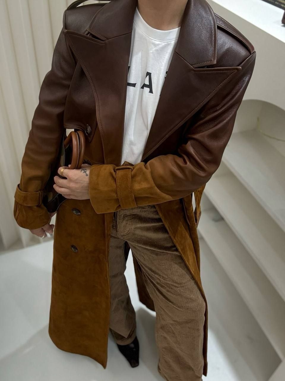 Стильный плащ Loro Piana реплика для уверенных