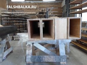 некрашенные фальшбалки из лиственницы