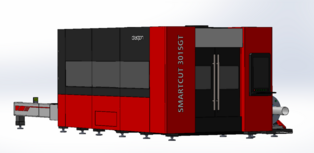 Мощный лазерный комплекс SMARTCUT 3015GT 12кВт в полной комплектации.