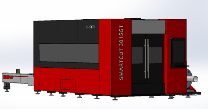 Комплекс SMARTCUT 3015GT 12 кВт с труборезом и кабинетной защитой для резки труб и мет