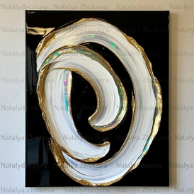 Картина из коллекции Натальи Жуковой " Black Gold Pearl "