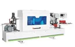 Мощный промышленный кромкооблицовочный станок WD720 для серийного производства.