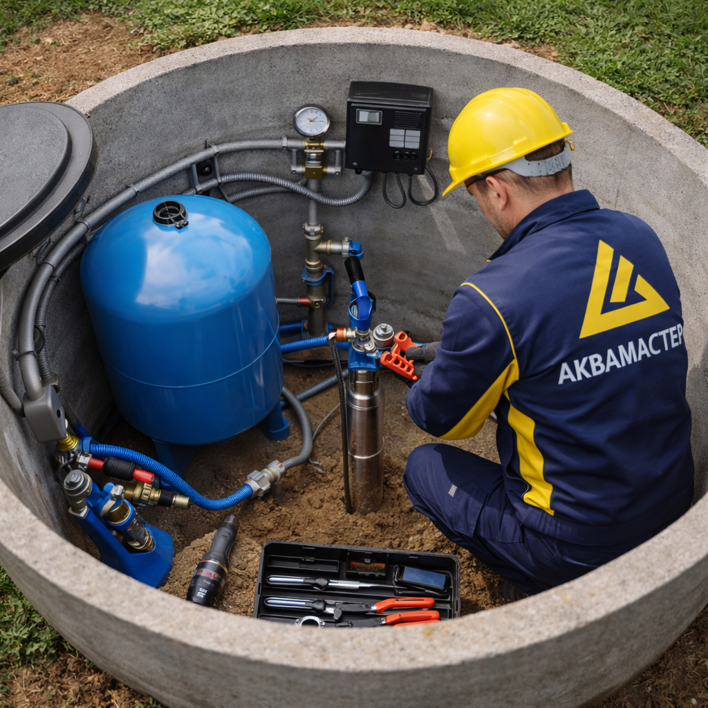 Производим монтаж качественного, экономичного оборудования для скважины, исходя из опыта более 10 ле