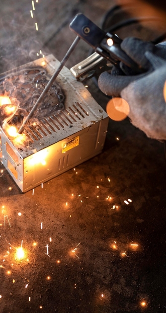 Сварочный цех на производстве