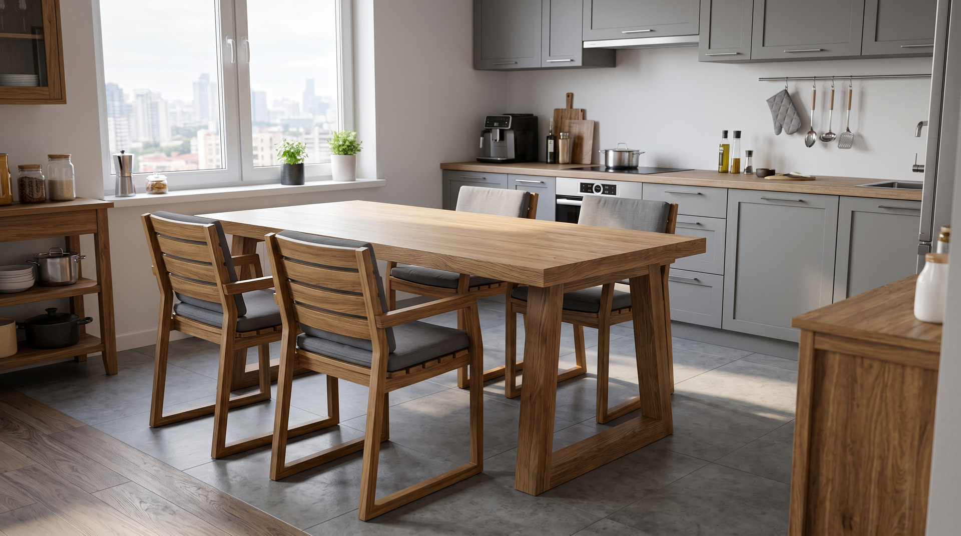 Купить стол Cuben из ясеня 220 см в Екатеринбурге — от 85 000 ₽